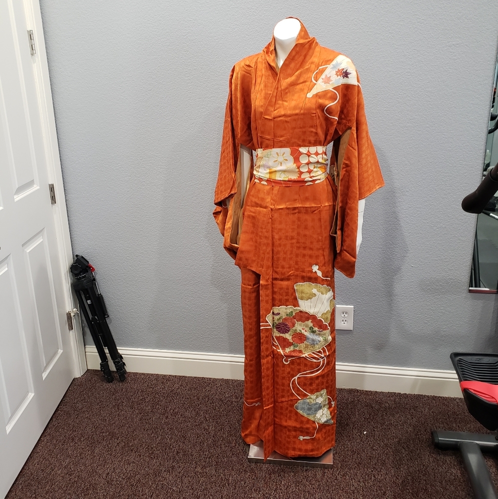 Vintage silk kimono